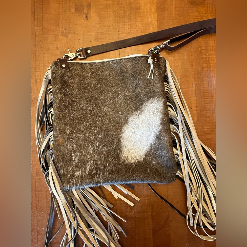 Jill’s Homestead Cowhide Leather Crossbody Bag